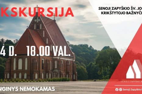Ekskursija „Senoji Zapyškio Šv. Jono Krikštytojo bažnyčia”