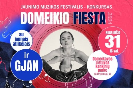 Jaunimo muzikos festivalis-konkursas „Domeikio fiesta 2024“