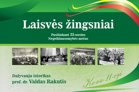 Kovo 11-tosios minėjimas „Laisvės žingsniai''