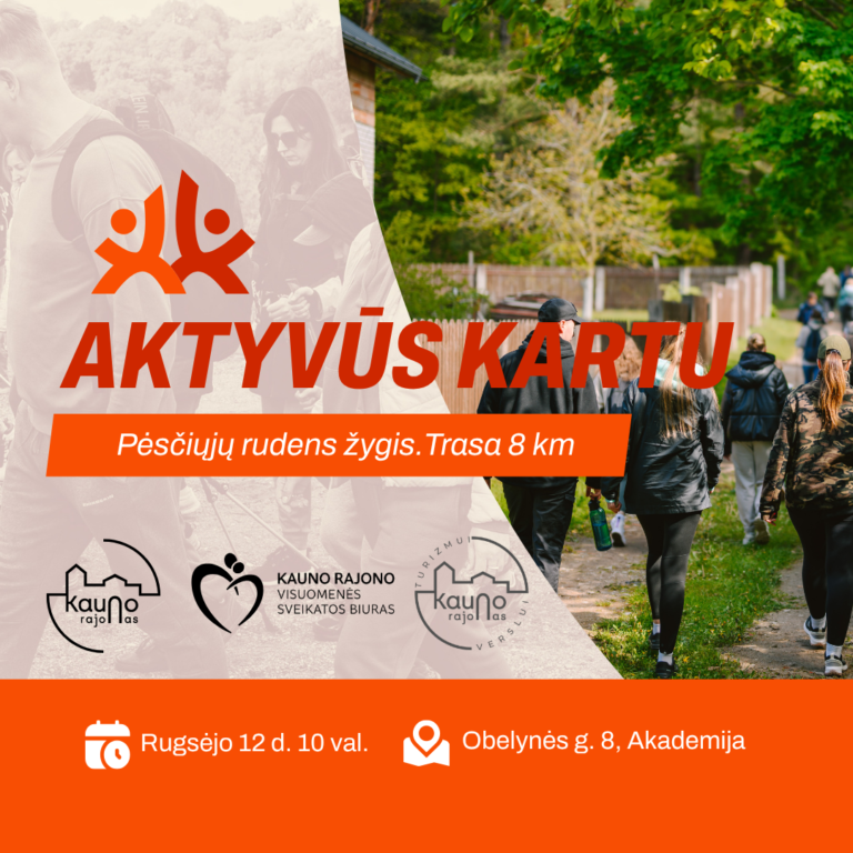 Sveikatinimo žygis: „Aktyvūs kartu“