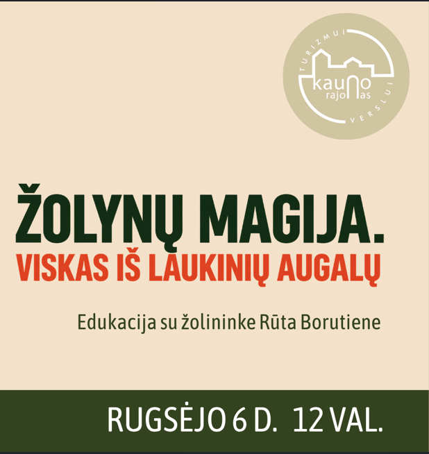Edukacija „Žolynų magija. Viskas iš laukinių augalų“