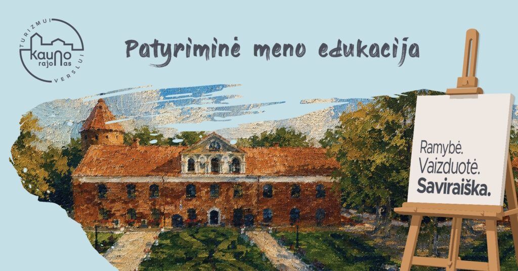 Patyriminė meno edukacija plakatas