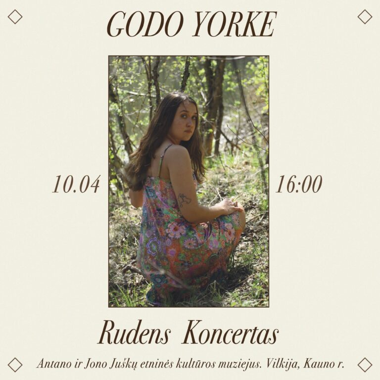 A. ir J. Juškų etninės kultūros muziejuje – Godo Yorke rudens koncertas