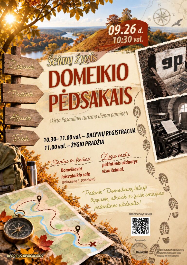 ŠEIMŲ ŽYGIS „Domeikio pėdsakais“