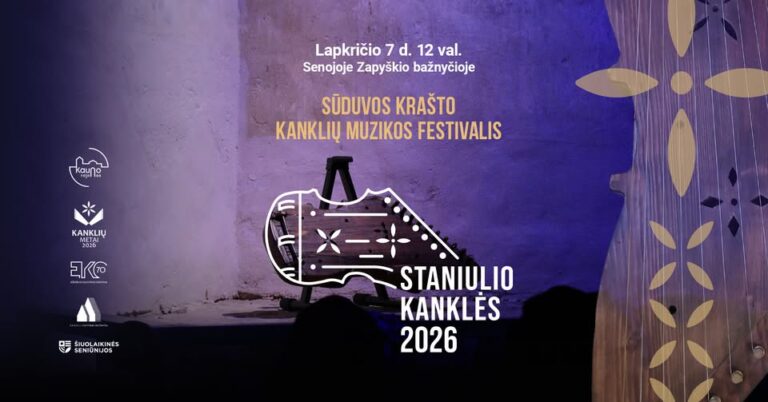 SŪDUVOS KRAŠTO KANKLIŲ MUZIKOS FESTIVALIS „STANIULIO KANKLĖS 2026“